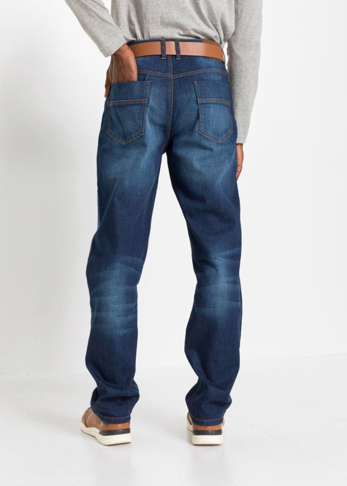 Classic Fit Stretch-Jeans, Straight