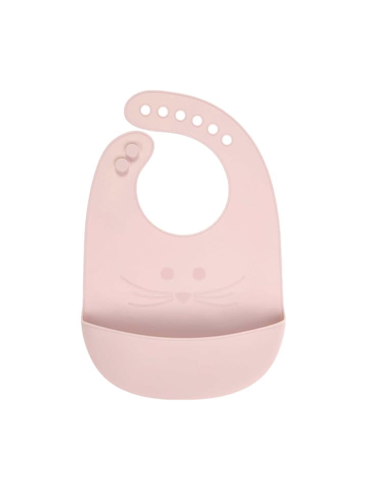 Lässig Silikon Lätzchen Little Chums Maus 21 x 32,7 cm in rosa günstig kaufen onesize