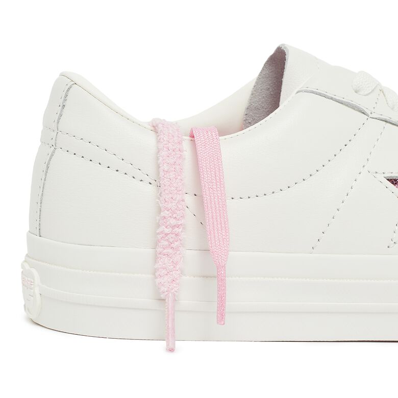 Converse x Turnstile One Star Pro Ox White/Pink/White