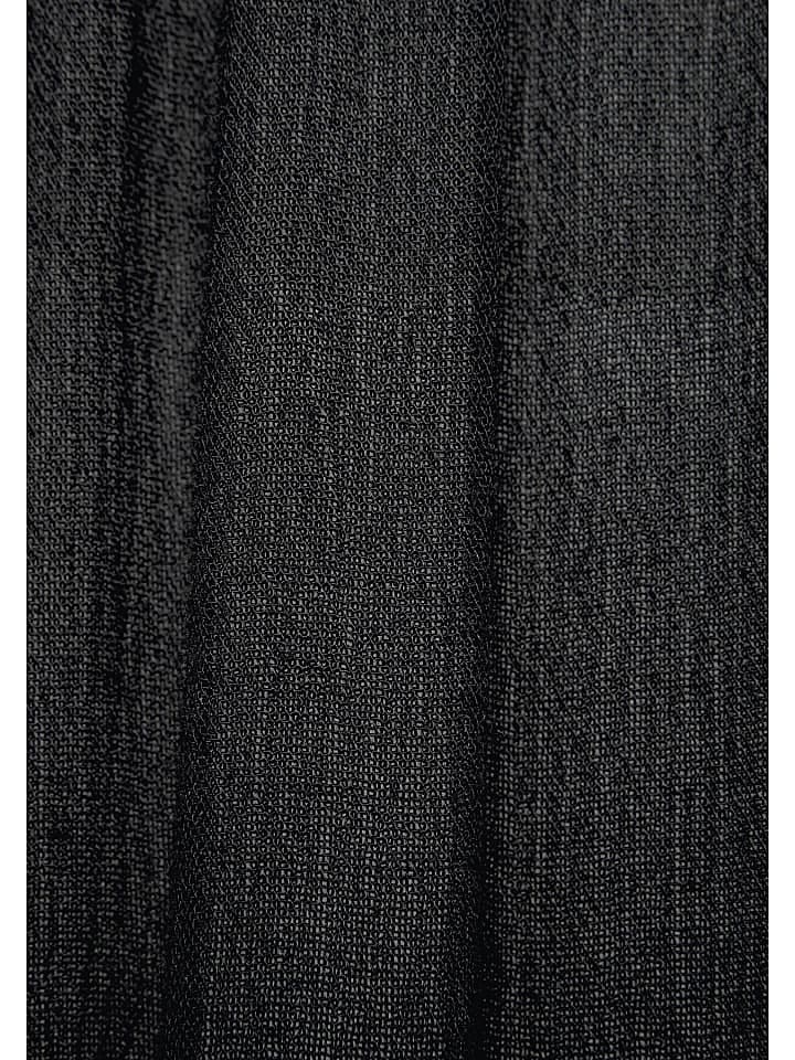 LASCANA Crepebluse in schwarz günstig kaufen 44