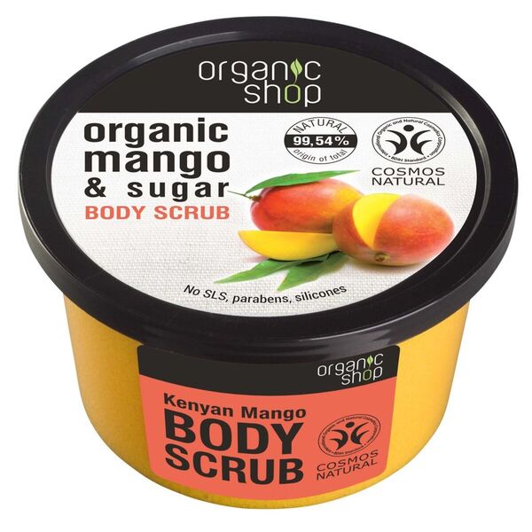 Organic Shop Kenyan Mango Body Scrub 250ml - Normal skin, exfoliating