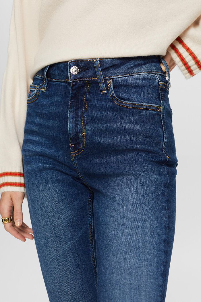 Skinny Jeans mit hohem Bund