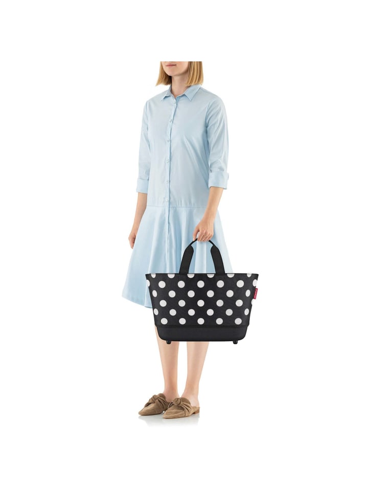 Reisenthel shopping shoppingbasket / Einkaufskorb (leo macchiato) in dots white günstig kaufen onesize