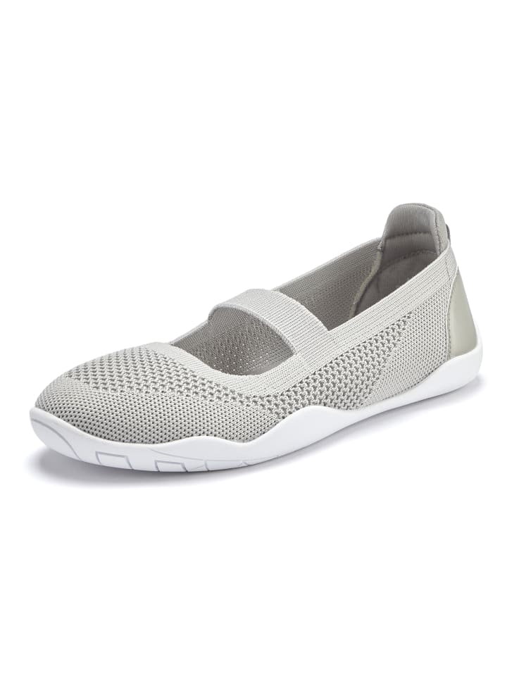 LASCANA Sneaker Ballerinas in hellgrau günstig kaufen