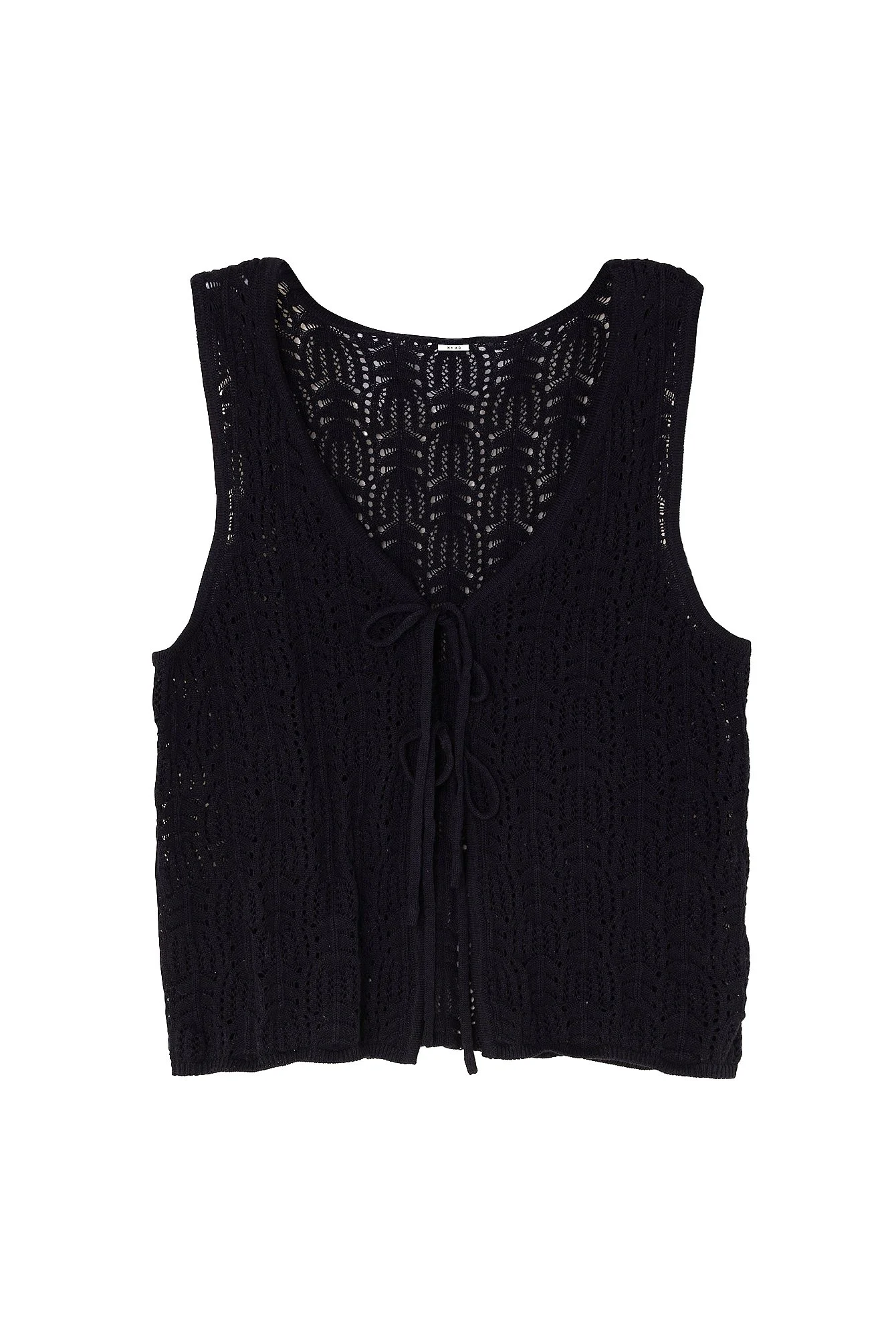 Knitted Crochet Vest