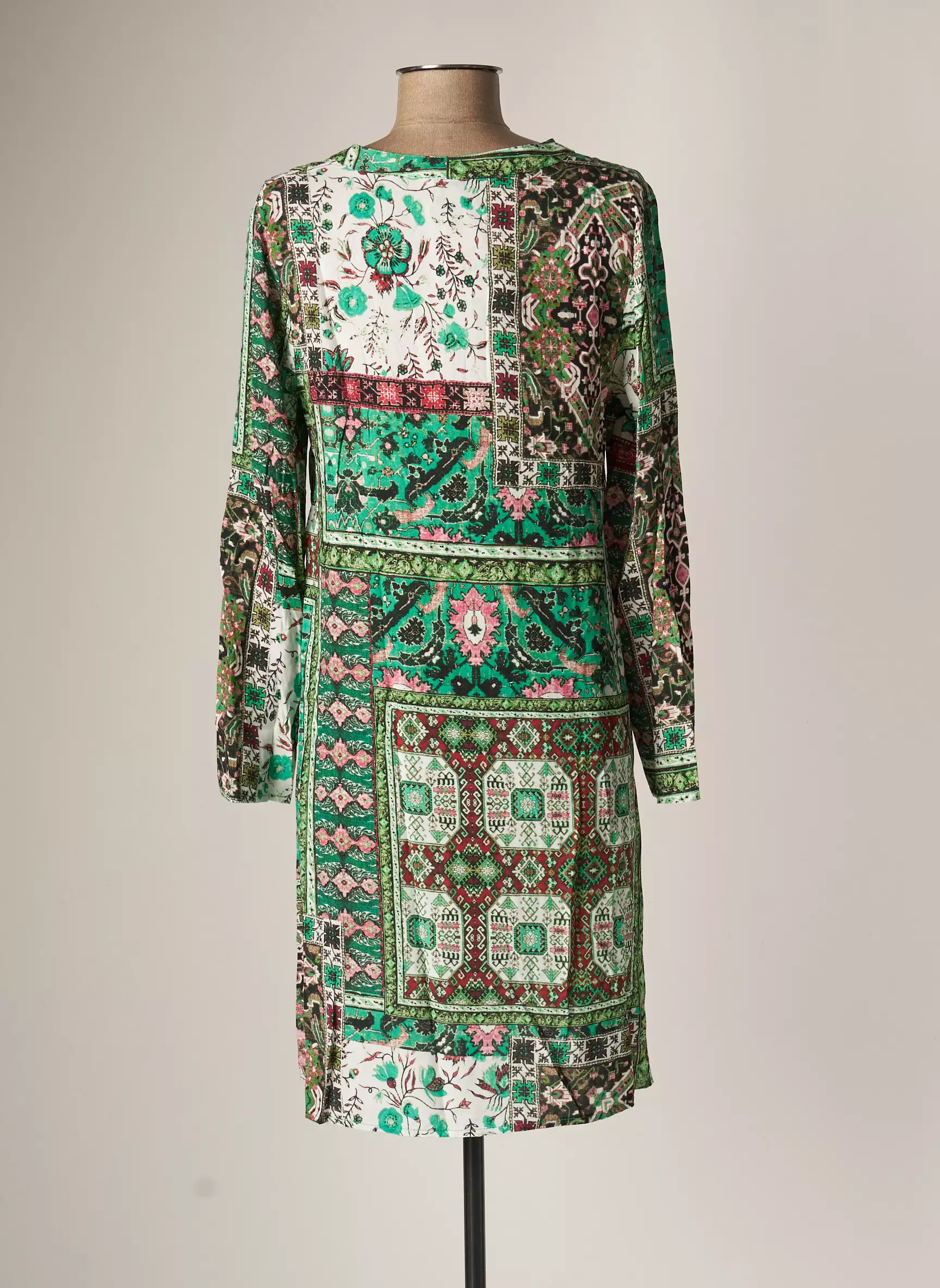So Soon Robes Mi Longues Femme couleur vert
