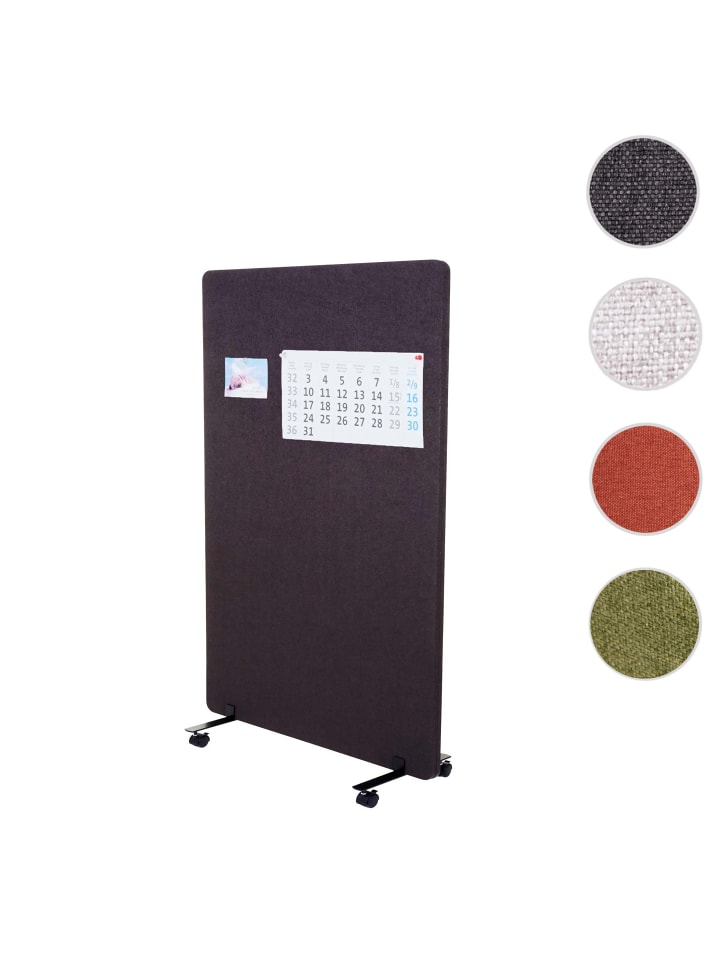 MCW Akustik-Trennwand G77, 127x80cm braun-grau günstig kaufen onesize