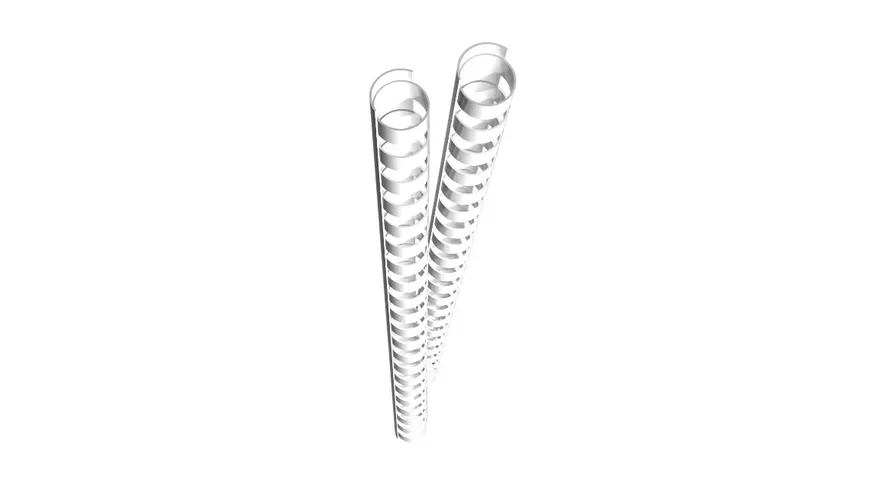 GENIE Spiralbinderücken 12 mm weiß