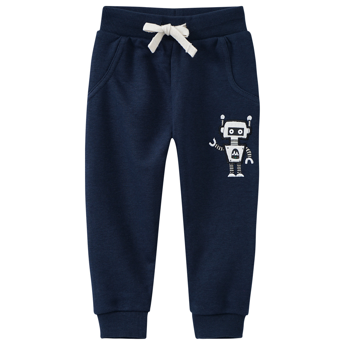 Baby Jogginghose mit Roboter-Applikation