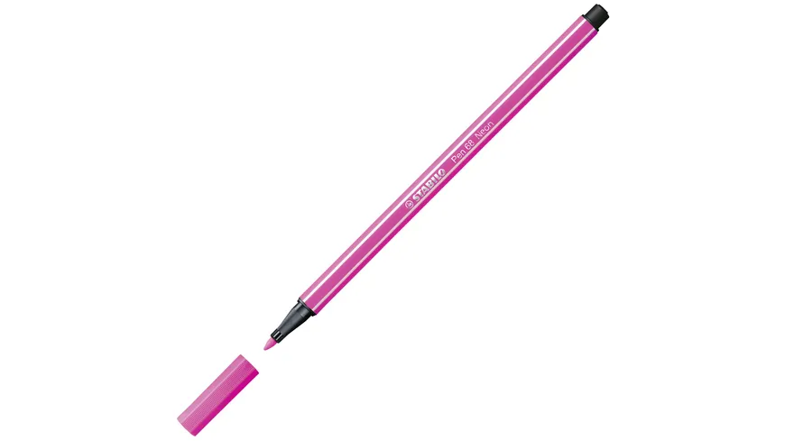 STABILO® Premium Fasermaler Pen 68 Neon 6er-Etui sortiert
