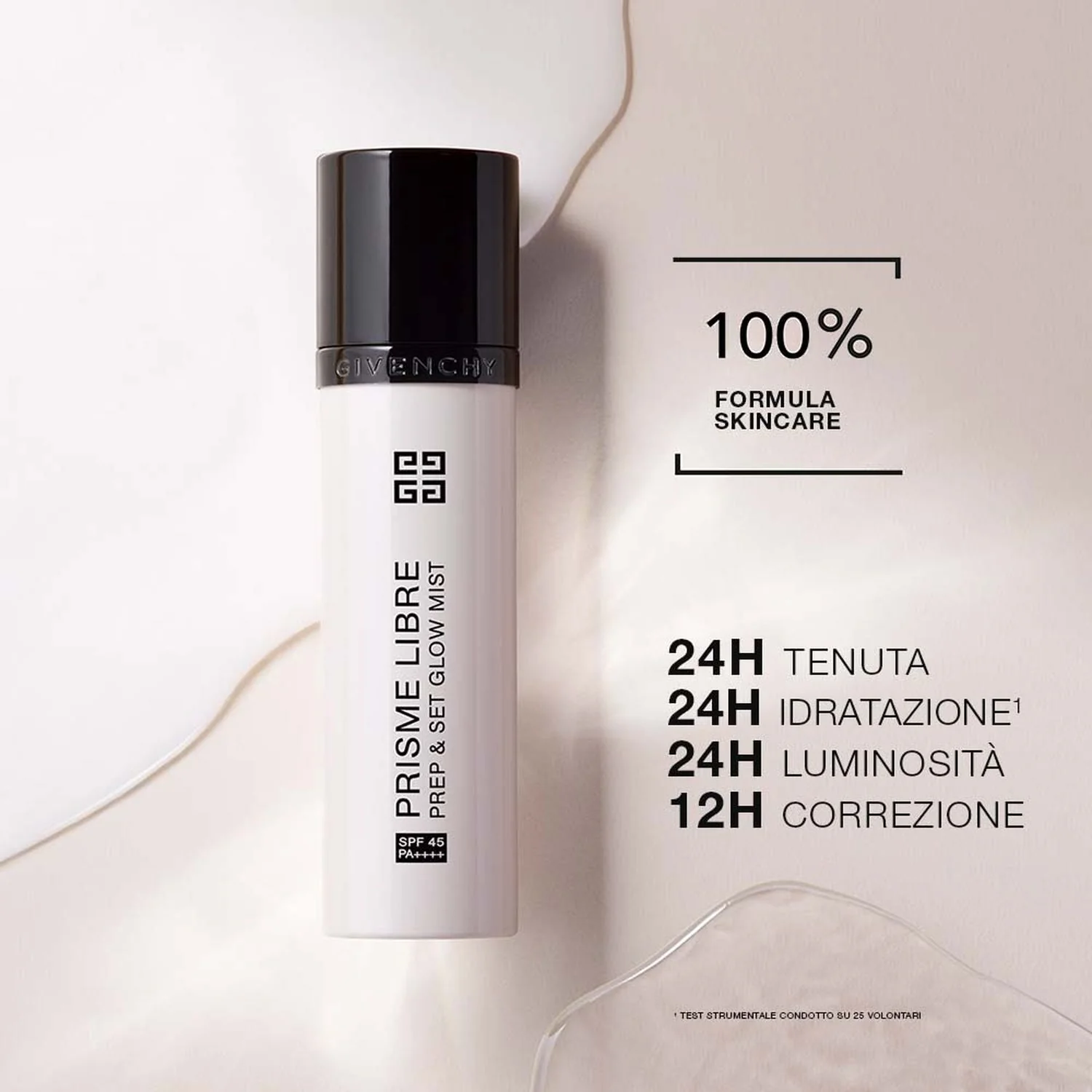 Prisme Libre Prep & Set Glow Mist - Fijador facial, base de maquillaje, bruma hidratante facial, tratamientos protectores