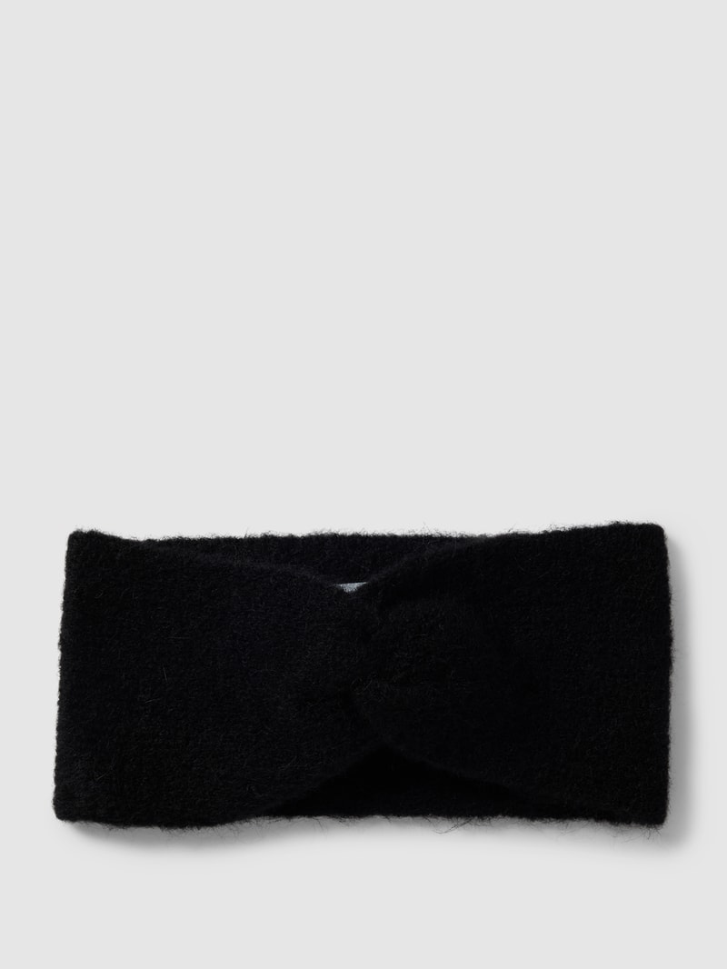 Stirnband mit Knotendetail Modell 'Hope' in schwarz