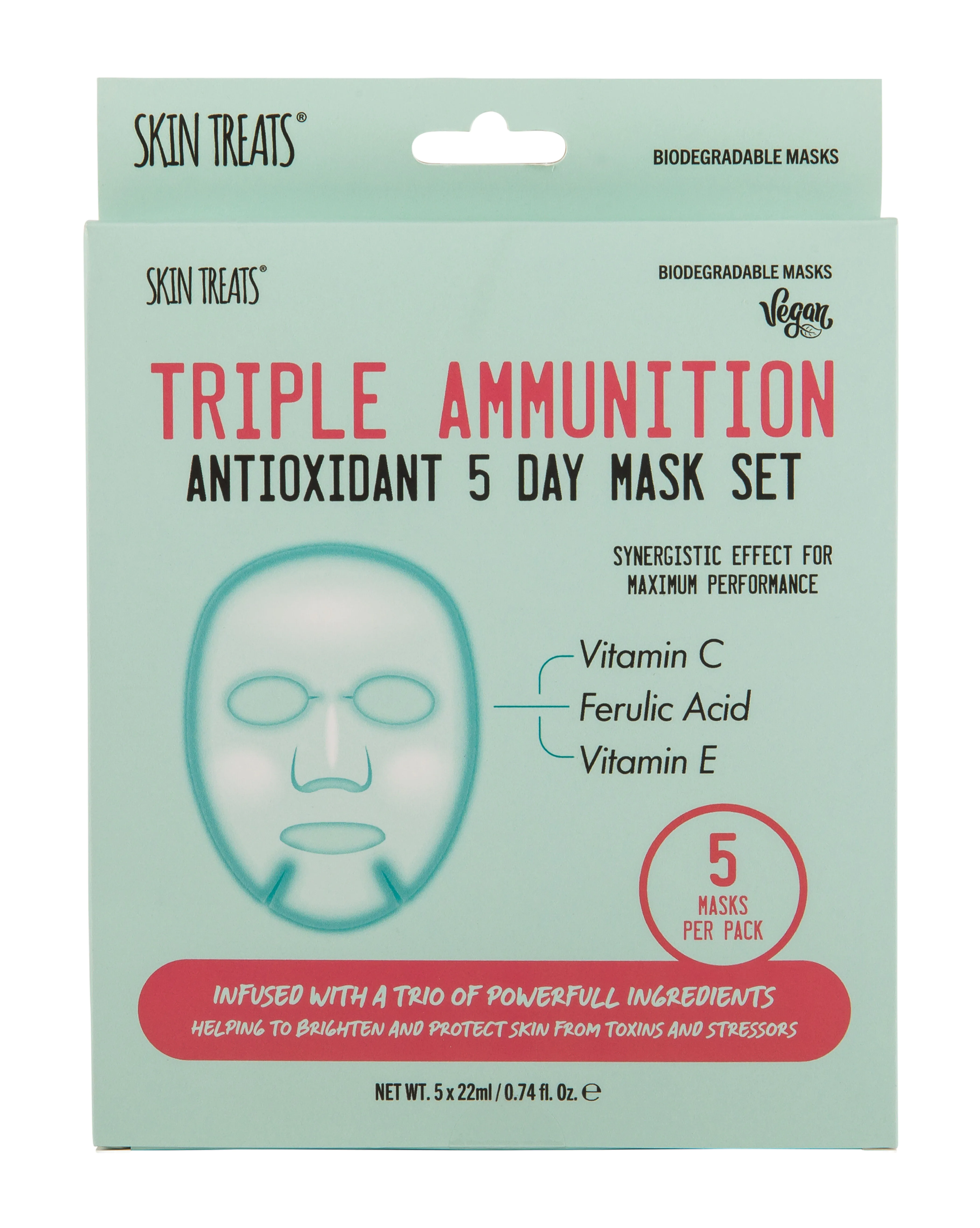 Skin Treats Triple Ammunition Maske Sæt