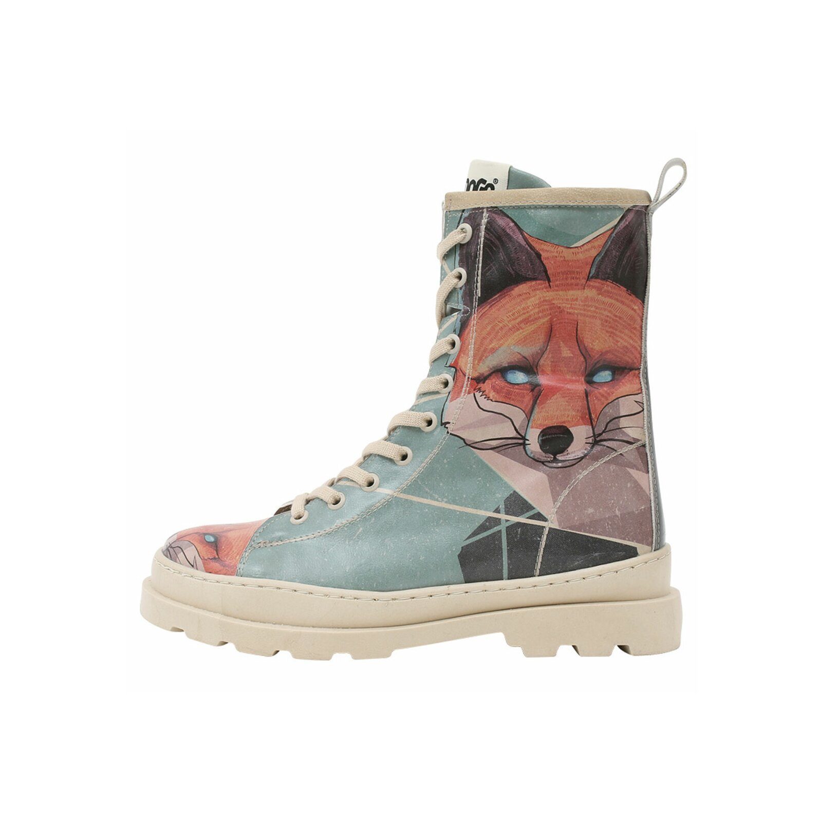 DOGO Damen Boots Stiefelette Vegan