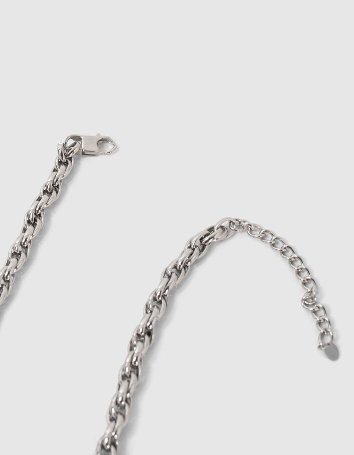 Collier maille torsadée Femme
