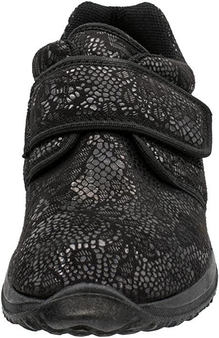 FISCHER MARKENSCHUH Komfort Slipper schwarz