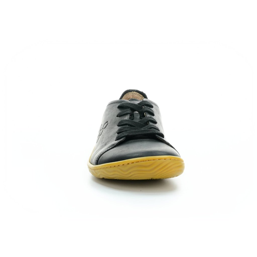 Vivobarefoot Addis Black Leather Barfußhalbschuhe