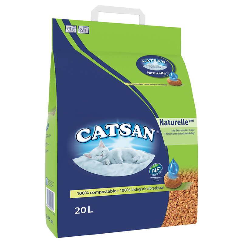 Catsan Naturelle Plus Katzenstreu zu TOP-Preisen