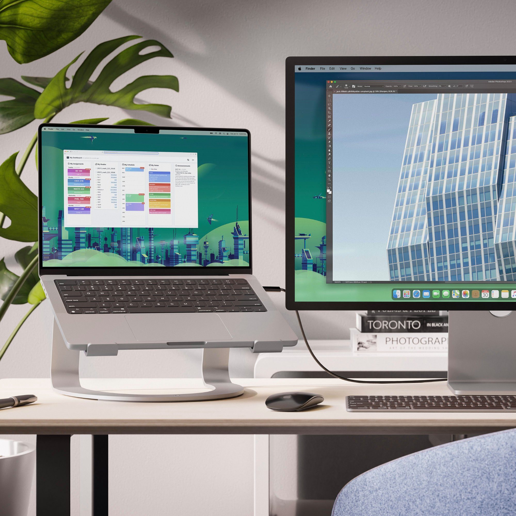 Twelve South Curve SE Aluminium Stand, Silber Laptop-Ständer, (MacBook / Notebooks von 13 bis 16 Zoll)