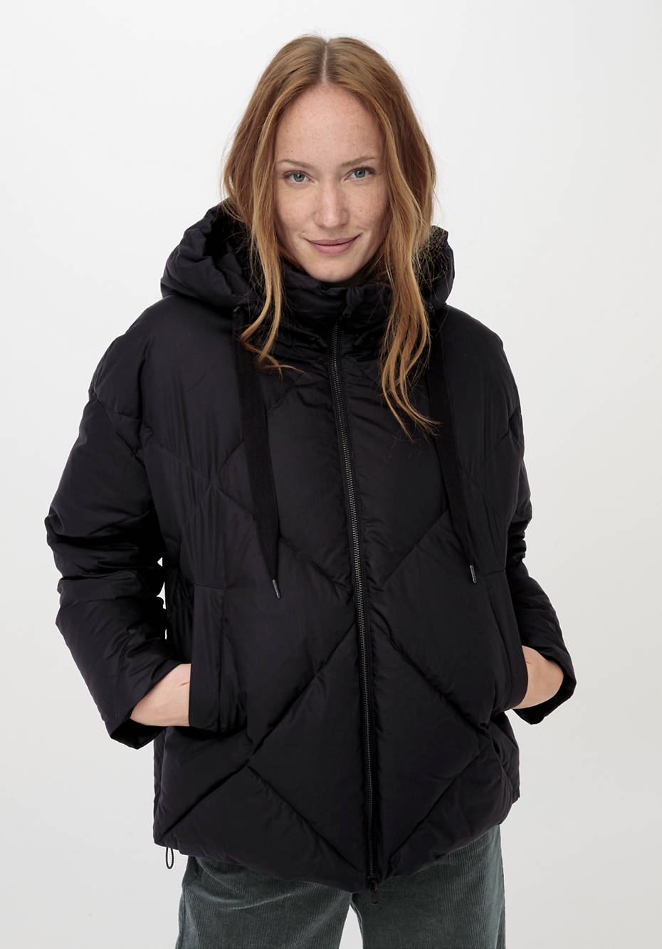 Leichte Daunenjacke Nature Shell mit Bio-Baumwolle