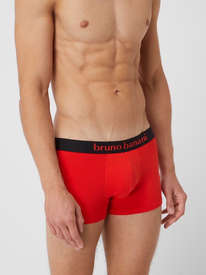Trunks mit elastischem Logo-Bund in rot