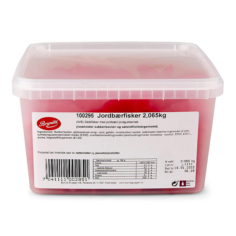 KnallGodt Jordbærfisker 2,06 kg