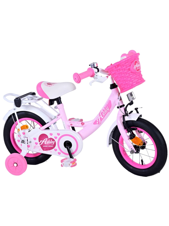 Volare Kinderfahrrad Ashley Fahrrad für Mädchen 12 Zoll Kinderrad in Rosa 3 Jahre günstig kaufen onesize