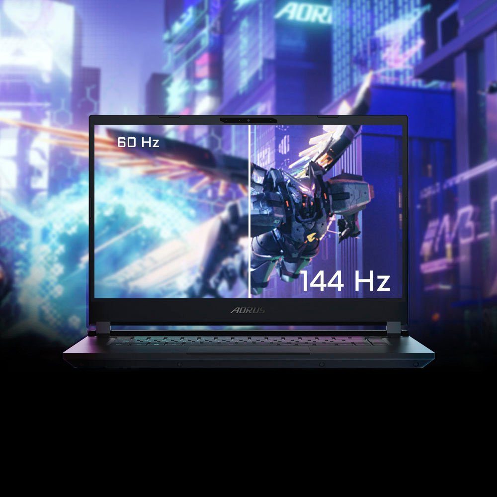 Gigabyte AORUS 15 BKF-73DE754SH Gaming-Notebook (39,6 cm/15,6 Zoll, Intel Core i7 13700H, GeForce RTX 4060, 1000 GB SSD)