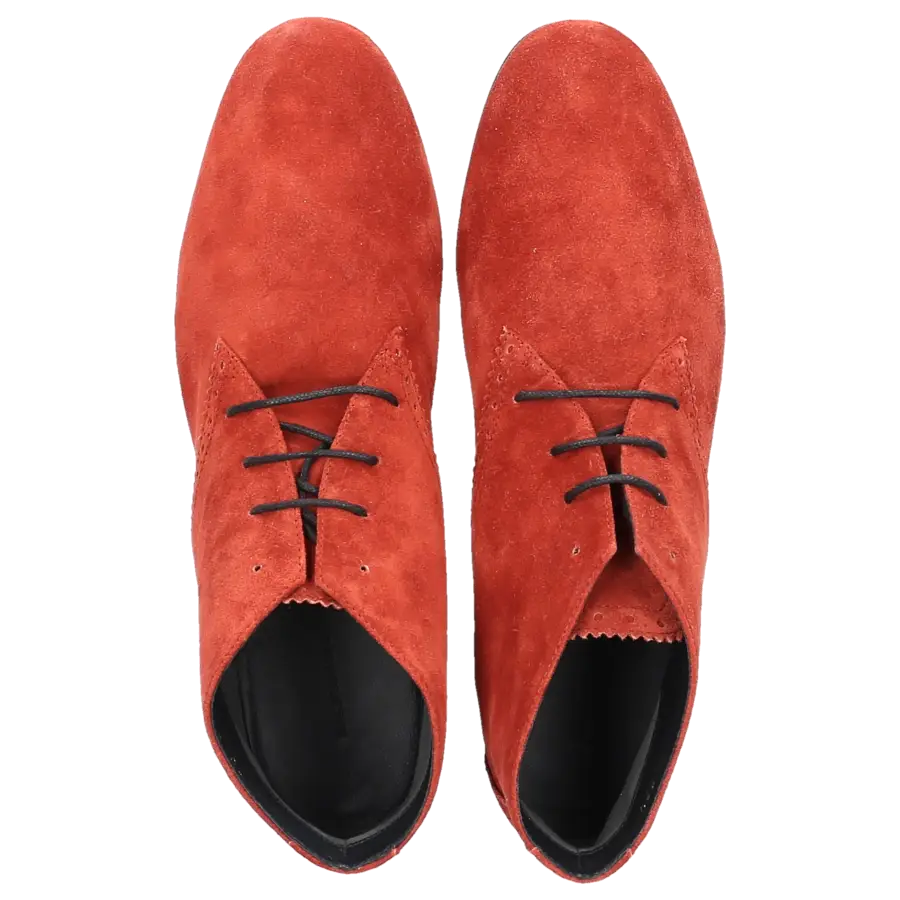 Balenciaga - Stiefeletten Veloursleder - rot