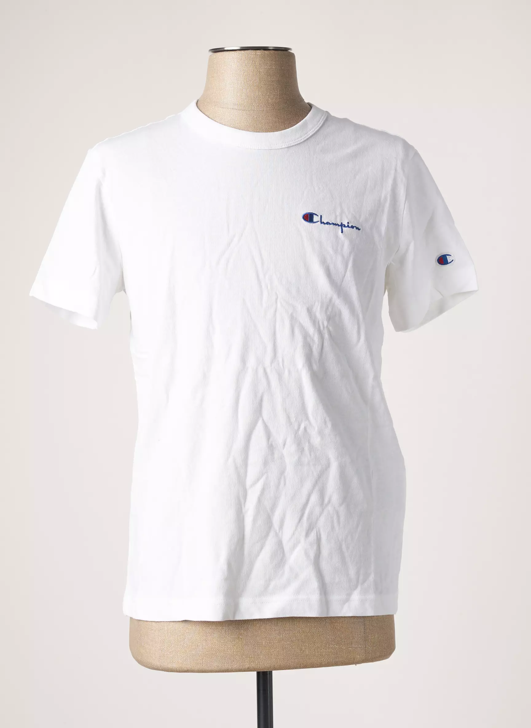 Champion Tshirts Homme couleur blanc