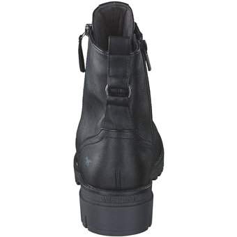 Mustang Schnür Boots in schwarz
