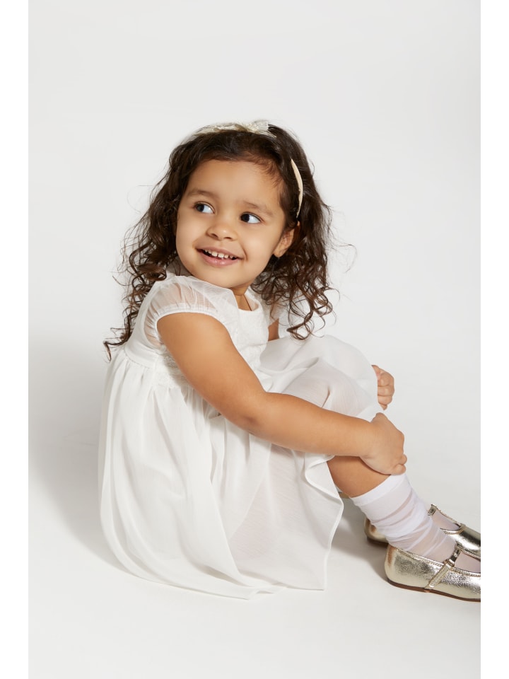 Coccodrillo Stoffkleid in weiß günstig kaufen