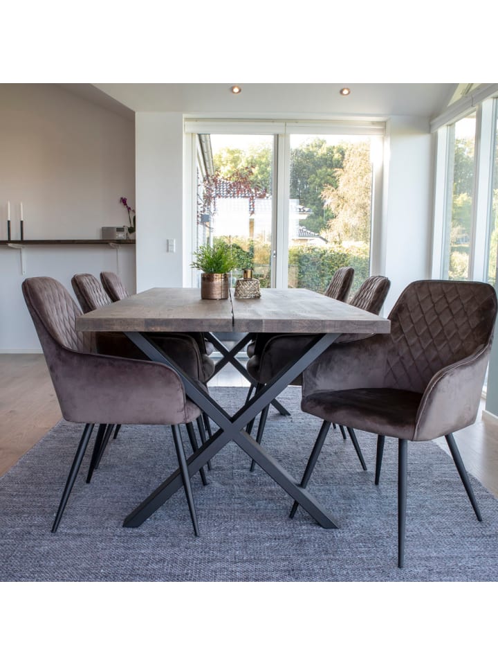 ebuy24 Essgruppe Moss 3 (7-teilig) Violett 95 x 200 cm günstig kaufen onesize