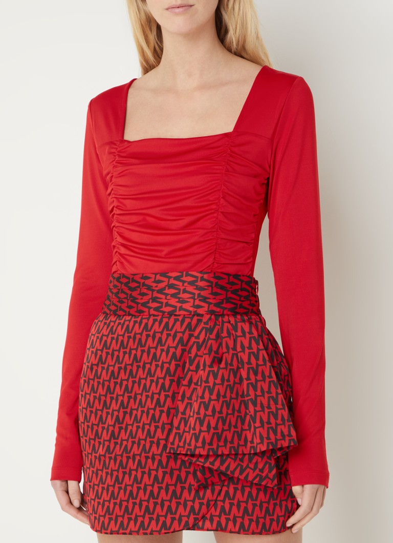 NIKKIE Athy top with pleat detail