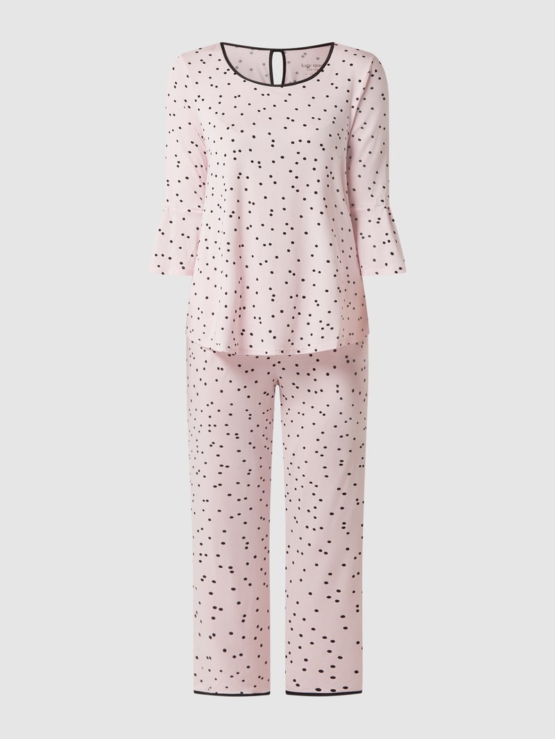 Pyjama mit Stretch-Anteil in hellrosa