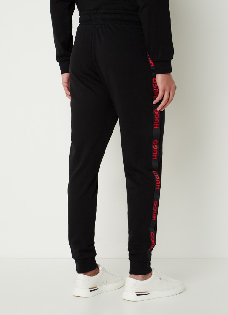 Pantaloni de trening slim fit HUGO BOSS cu logo în dungi