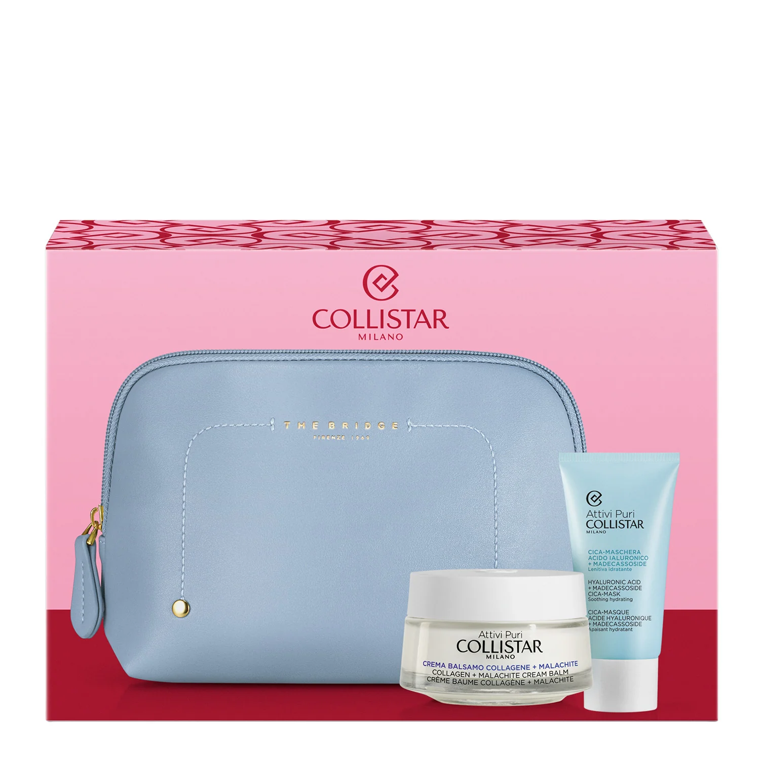 Pure Actives Collagen + Malachit Creme-Balsam Set – Anti-Falten-Set, 24-Stunden-Anti-Falten-Gesichtspflege