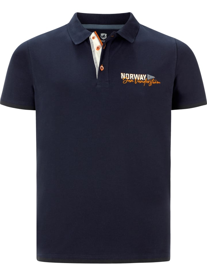 Jan Vanderstorm Poloshirt JAKOV in dunkelblau günstig kaufen