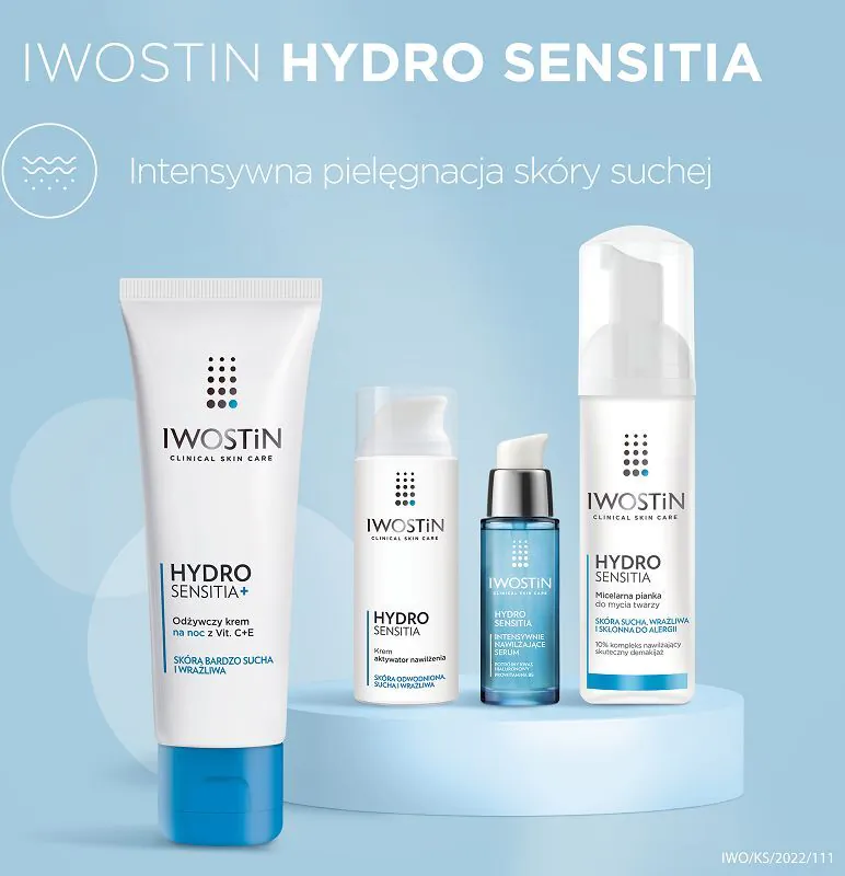 Iwostin Hydro Sensitia noćna krema s vitaminima C i E