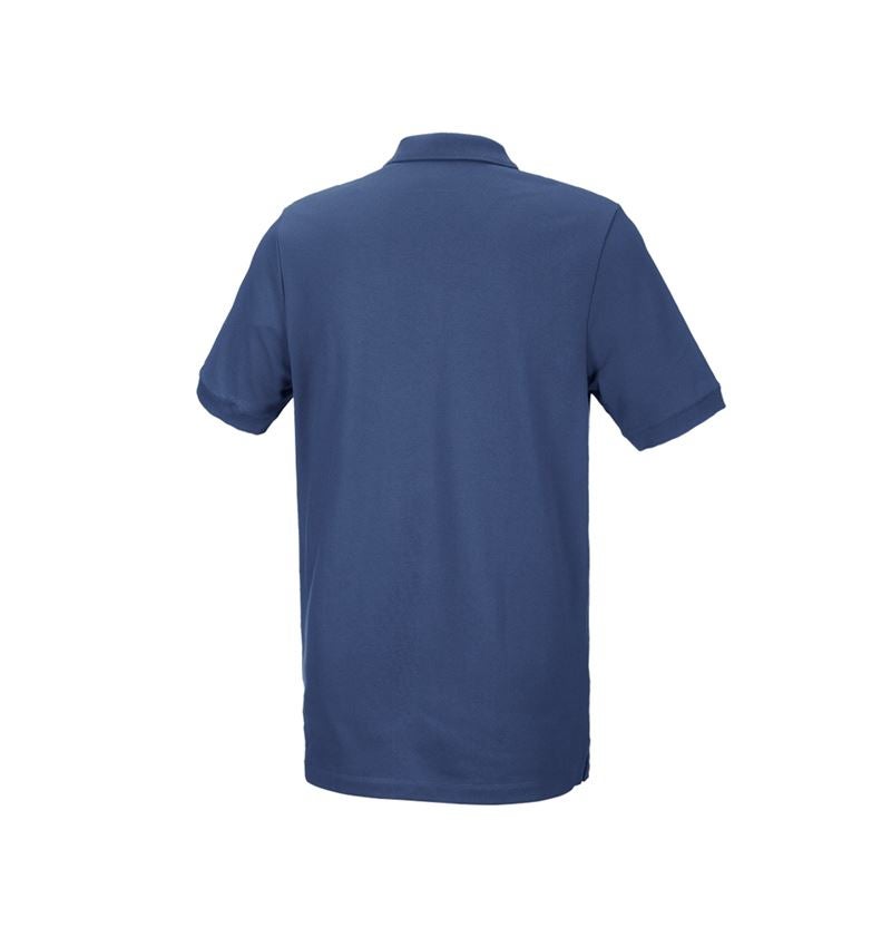 e.s. Piqué-Polo cotton stretch, long fit