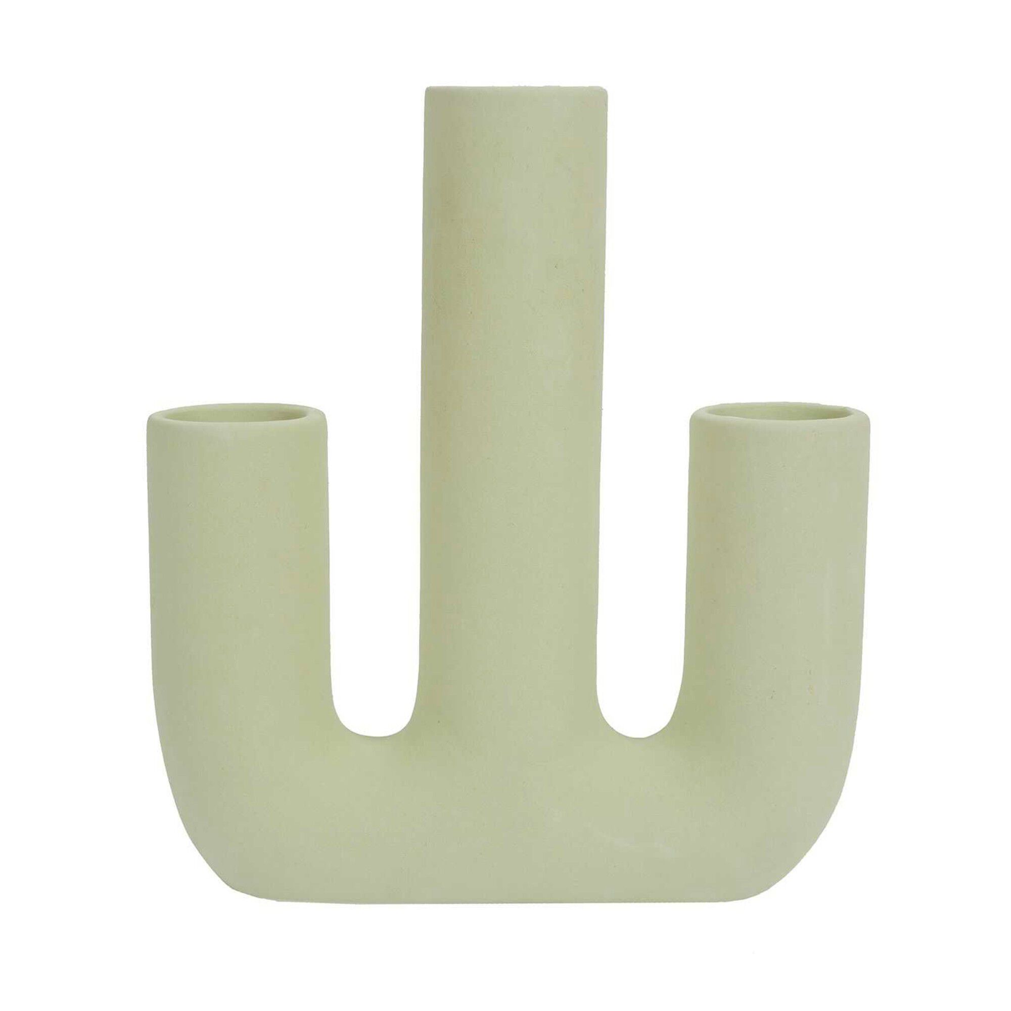 Vase soliflore céramique 3 tubes