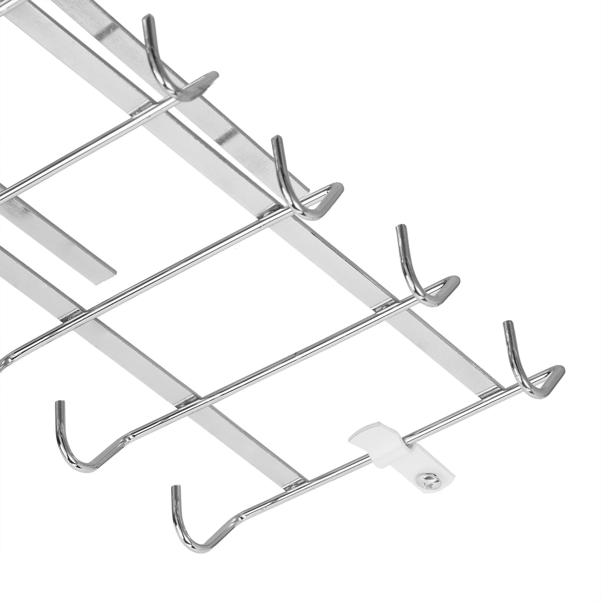 relaxdays Gläserhalter 4 x Tassenhalter Schrankeinsatz