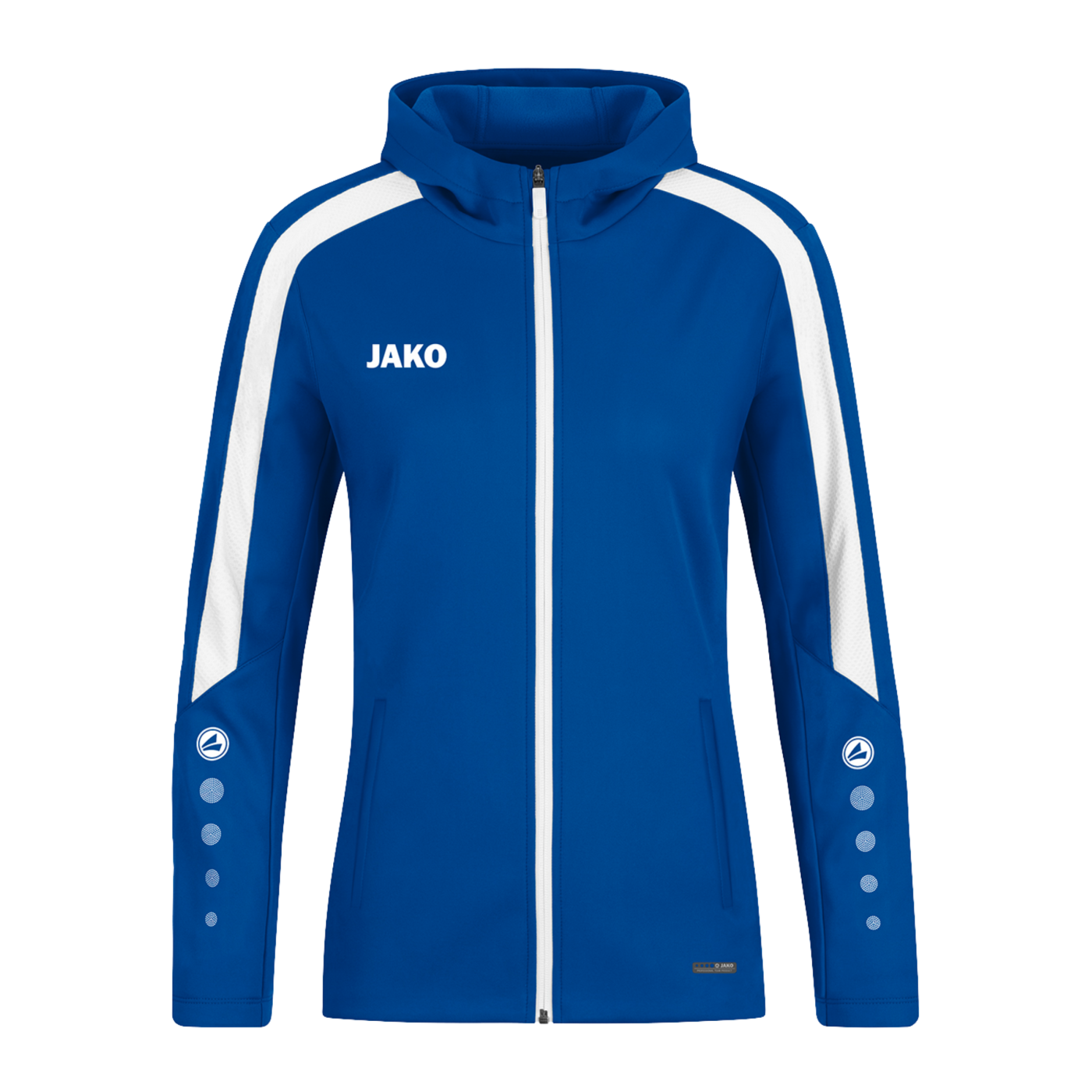 JAKO Power Kapuzenjacke Damen Blau F400