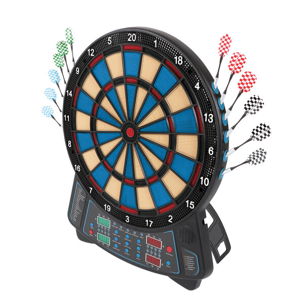 LED-Dartboard, blau