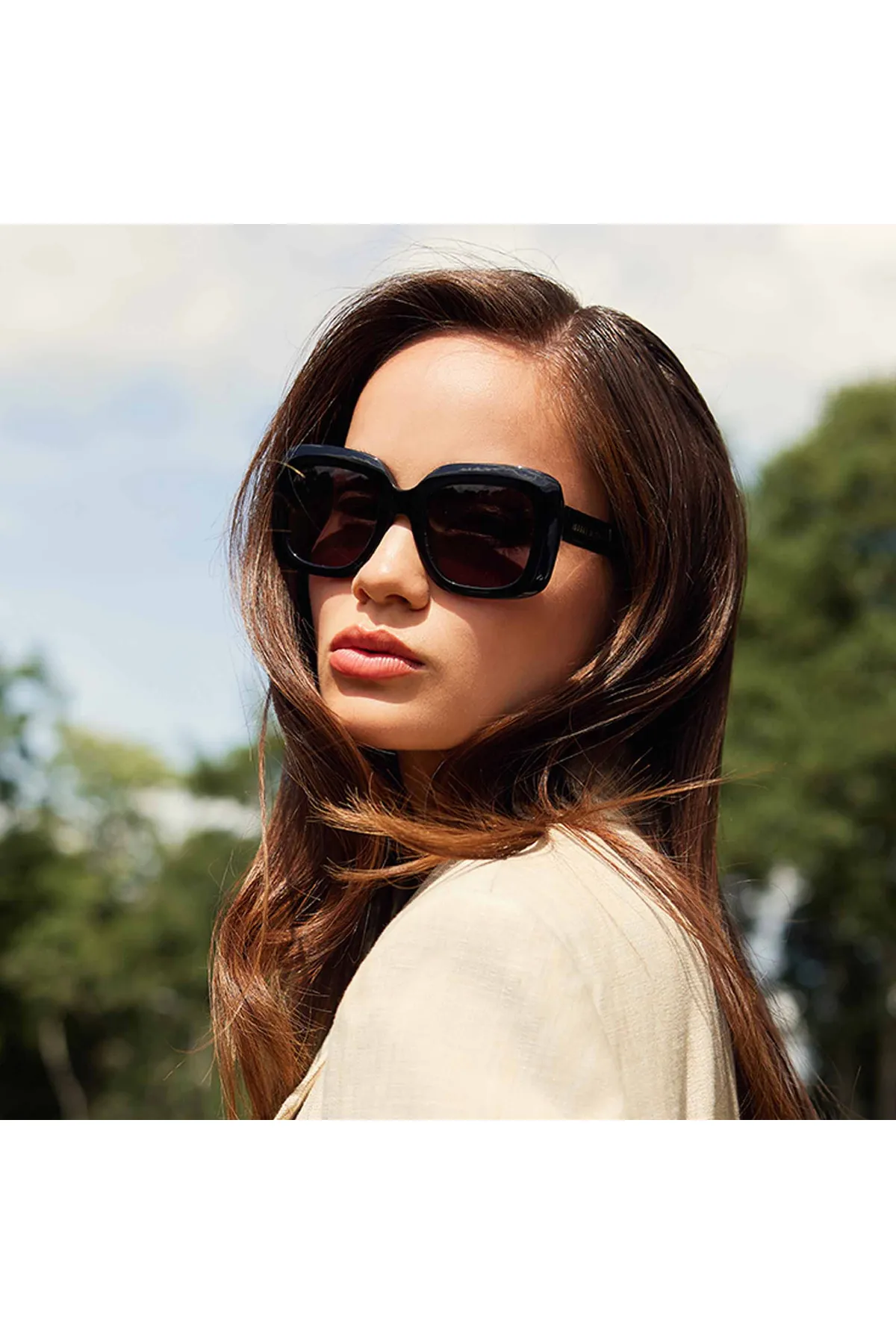 Isabel Bernard  La Villette Damen Sonnenbrille Schwarz Ib400003-01-01
