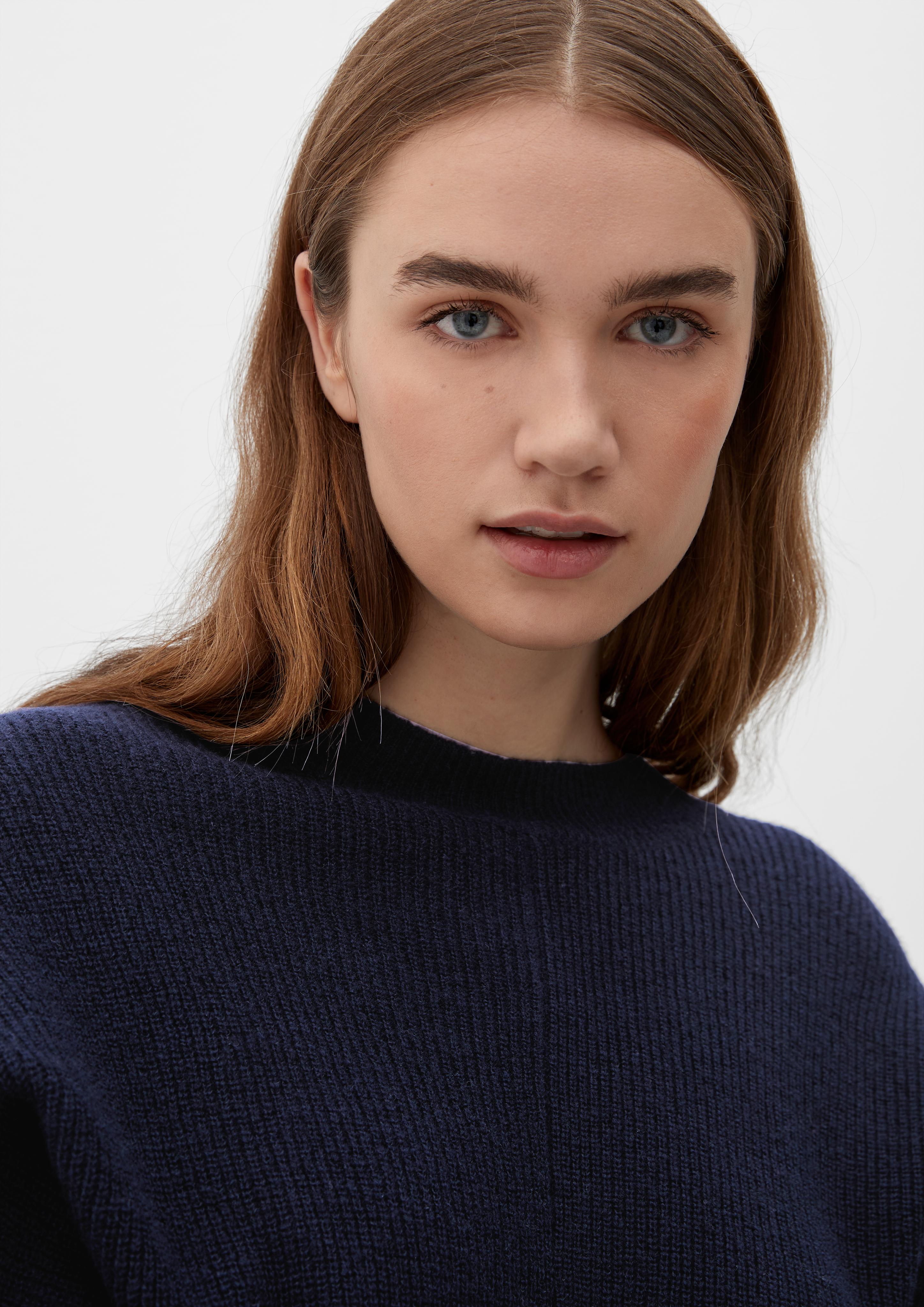 Strickpullover mit Fledermausärmeln  2124199-5959