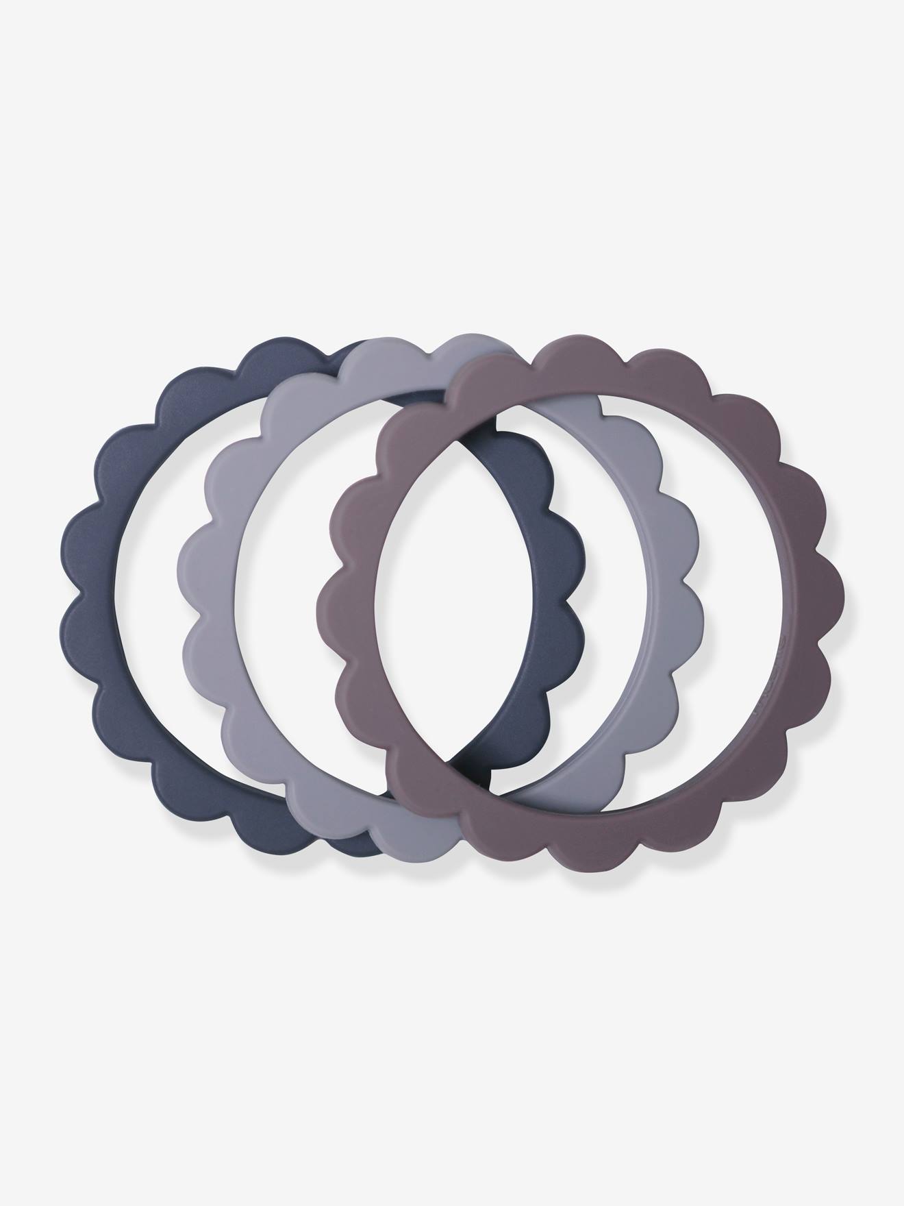 Lot de 3 bracelets de dentition Fleur