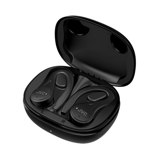 Căști intraauriculare JVC TWS SPORT HA-EC25T-BU Bluetooth, negre