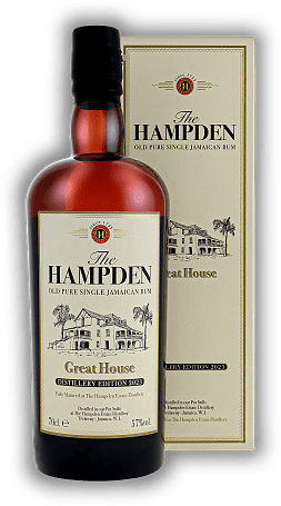 Hampden Great House Distillery Edition 2023 57,0% Hampden Great House Distillery Edition 2023 57,0% Eine flüssige Hommage aus der Trelawny-Region. 0,7	 Liter - Vol 57%