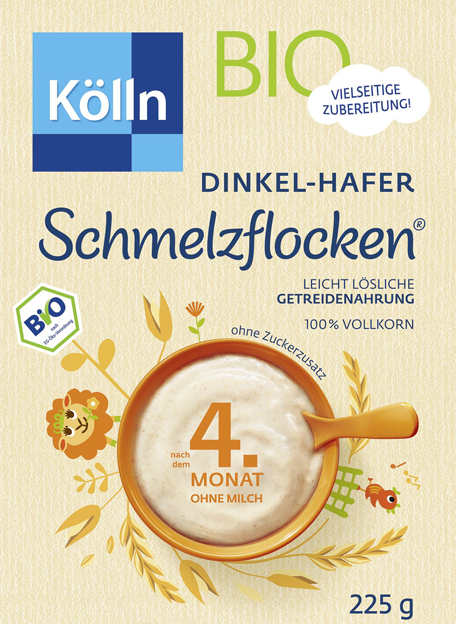 Kölln Bio Schmelzflocken Dinkel-Hafer